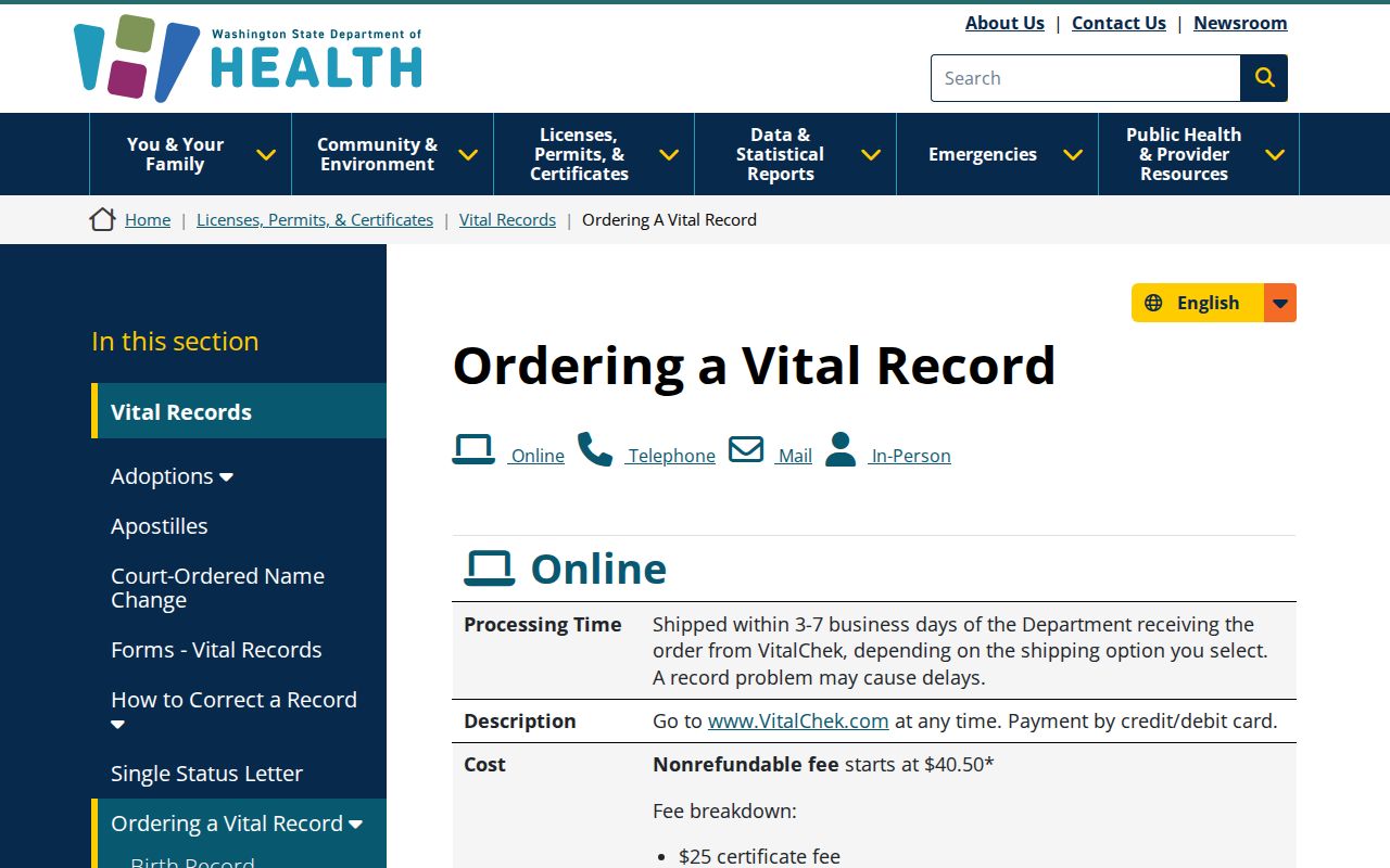 Hazel Dell residents directory Washington vital records page